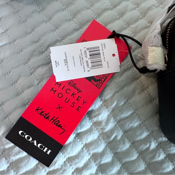 NWT COACH Disney Keith Haring Mickey Crossbody - Picture 2 of 8